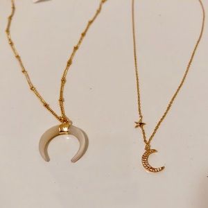 Moon necklaces from francesca’s. Brand new